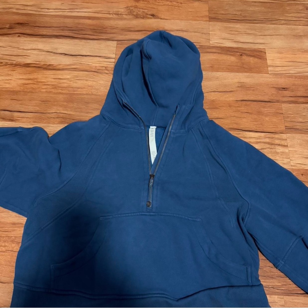 lululemon athletica crop half zip sweatshirt